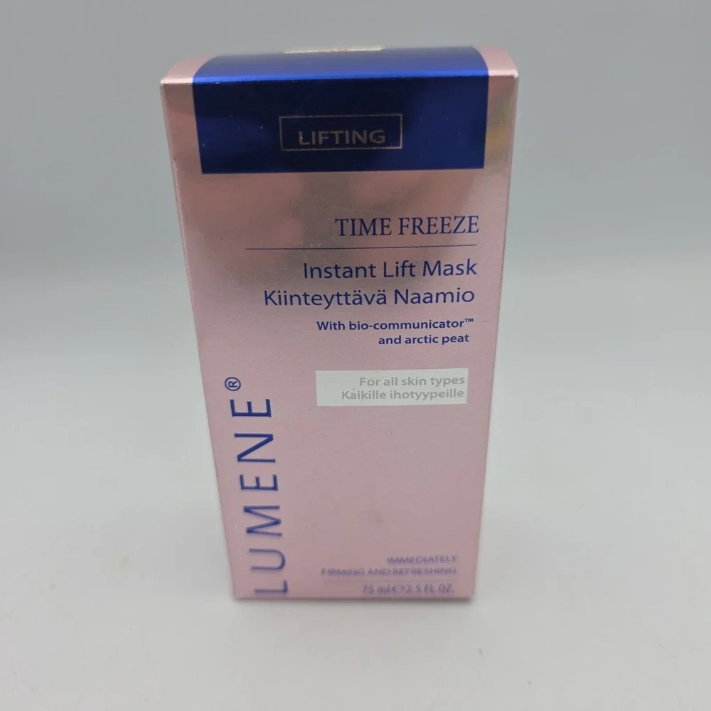 Lumene Time Freeze Instant Lift Mask With Boo-Communicator & Arctic Peat 2.5 Oz.